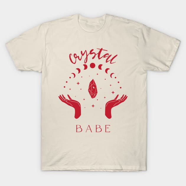 Crystal Babe T-Shirt by Golden Eagle Design Studio